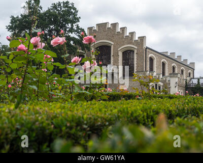 Hluboka nad Vltavou, Repubblica Ceca - 30 agosto 2016. Repubblica ceca. Hluboka nad Vltavou. Castello Hluboka Foto Stock