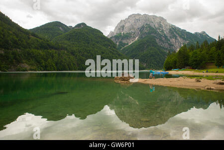 Il lago del Predil, Predil lake, Italia Foto Stock