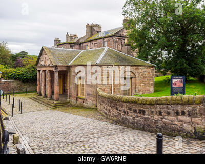 La protezione principale del xviii secolo guardiola in hotel a Berwick On Tweed, spostato a è presente in posizione Palace Street nel 1815 ora un museo Foto Stock