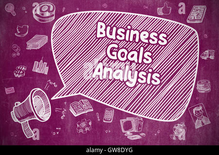 Obiettivi di Business Analysis - Concetto di affari. Foto Stock