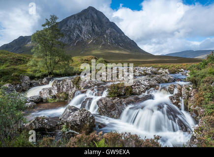 Buachaille Etive Mor in Glencoe nelle Highlands della Scozia Foto Stock