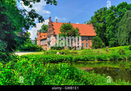 Il castello nel villaggio di montagna, Amburgo, Germania, Europa, Schloss in Bergedorf, Deutschland, Europa Foto Stock