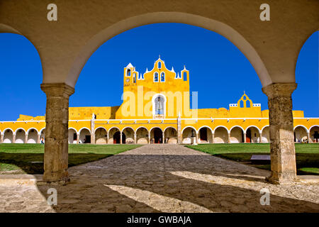 San Antonio de padova convento di Izamal, Messico Foto Stock