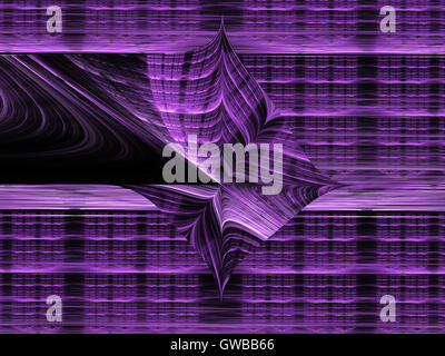 Abstract generati digitalmente sfondo viola Foto Stock