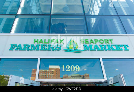 Halifax seaport farmers market Nova Scotia Canada Foto Stock