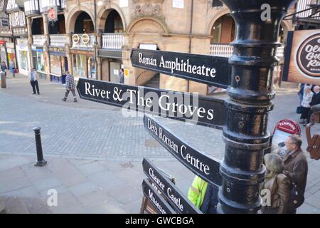 Chester Street sign Foto Stock