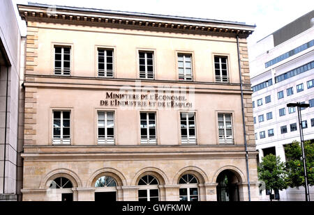 Ministero dell industria economia e occupazione edificio di Parigi Bercy Francia Foto Stock