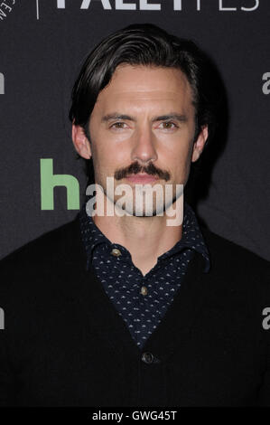 Beverly Hills, CALIFORNIA, Stati Uniti. 13 settembre 2016. 13 settembre 2016 - Beverly Hills, California. Milo Ventimiglia. Paley Center for Media's PaleyFest 2016 Fall TV Preview - ''This Is Us'' si tiene presso il Paley Center for Media. Crediti: Birdie Thompson/AdMedia/Alamy Live News Foto Stock