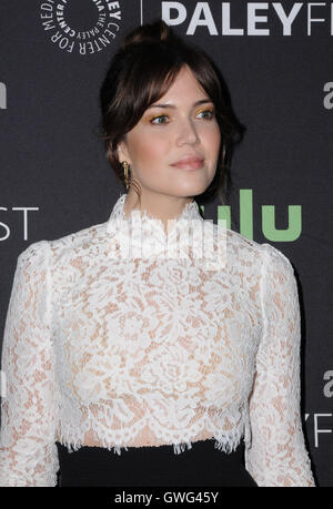 Beverly Hills, CALIFORNIA, Stati Uniti. 13 settembre 2016. 13 settembre 2016 - Beverly Hills, California. Mandy Moore. Paley Center for Media's PaleyFest 2016 Fall TV Preview - ''This Is Us'' si tiene presso il Paley Center for Media. Crediti: Birdie Thompson/AdMedia/Alamy Live News Foto Stock