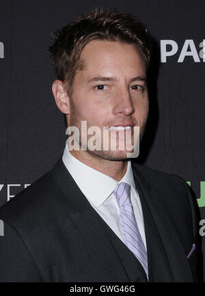 Beverly Hills, CALIFORNIA, Stati Uniti. 13 settembre 2016. 13 settembre 2016 - Beverly Hills, California. Justin Hartley. Paley Center for Media's PaleyFest 2016 Fall TV Preview - ''This Is Us'' si tiene presso il Paley Center for Media. Crediti: Birdie Thompson/AdMedia/Alamy Live News Foto Stock