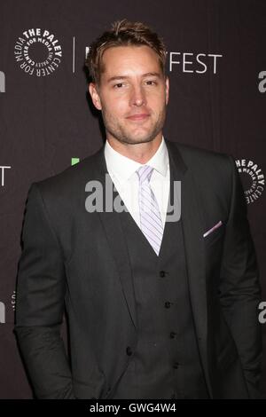 Beverly Hills, CA. Xiii Sep, 2016. Justin Hartley presso gli arrivi per 2016 PaleyFest caduta anteprime TV - NBC, Paley Centre for Media, Beverly Hills, CA, 13 settembre 2016. Credito: Priscilla concedere/Everett raccolta/Alamy Live News Foto Stock