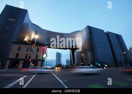 La nuova musica di Calgary Centre progettato dall architetto Brad Cloepfil a Calgary, Alberta. Foto Stock