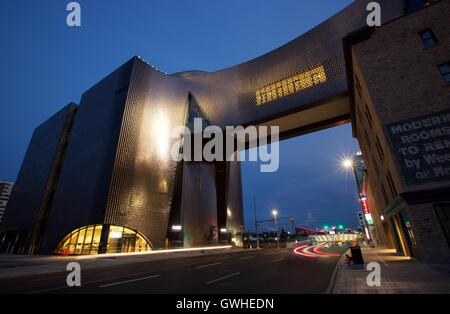 La nuova musica di Calgary Centre progettato dall architetto Brad Cloepfil a Calgary, Alberta. Foto Stock