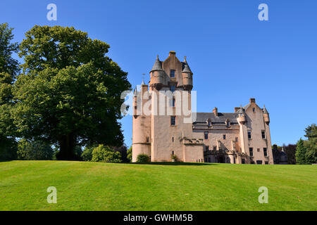 Il castello di Fyvie vicino Turriff in Aberdeenshire, Grampian Regione, Scozia Foto Stock