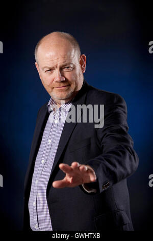 Mark Thompson, CEO del New York Times ed ex direttore generale della BBC, all'Edinburgh International Book Festival. Edimburgo, Scozia. 29 Agosto 2016 Foto Stock