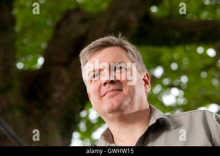 Ray Mears, l'inglese boscaiolo, istruttore imprenditore, autore e presentatore TV al Edinburgh International Book Festival. Edimburgo, Scozia. 29 Agosto 2016 Foto Stock