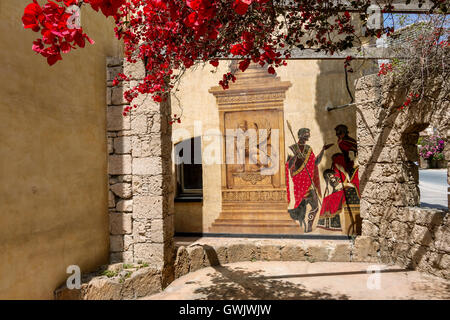 Roman II Hotel affreschi Paphos Cipro Foto Stock