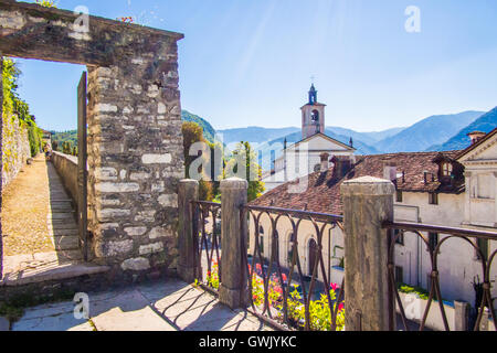 Feltre, una cittadina nel Parco Nazionale delle Dolomiti Bellunesi, provincia di Belluno, regione Veneto, Italia. Foto Stock