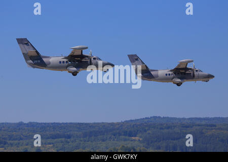 L41 LANCER aereo da combattimento a SIAF in airshow Sliac, Slovacchia Foto Stock