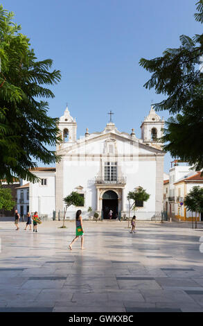 Igreja de Santo Maria - la Chiesa di Santa Maria, Lagos Algarve Portogallo Europa Foto Stock