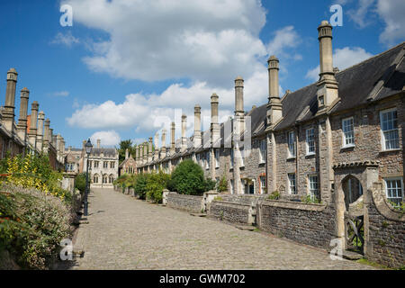 Vicari' vicino alla Cattedrale di Wells Foto Stock