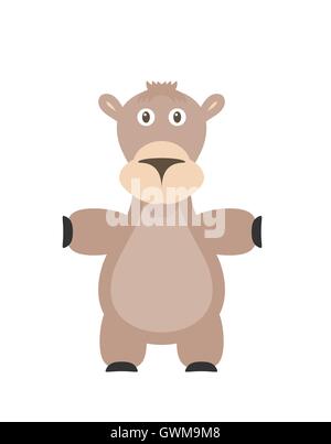 Divertente personaggio del cammello Illustrazione Vettoriale