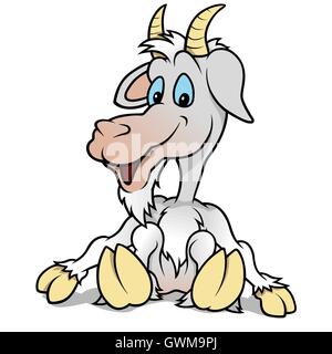 Capra di seduta Illustrazione Vettoriale