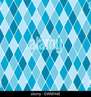 Arlecchino inverno congelati seamless pattern. Colore brillante sfondo decorativo illustrazione vettoriale. Illustrazione Vettoriale