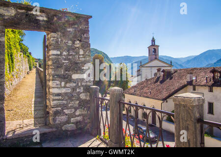 Feltre, una cittadina nel Parco Nazionale delle Dolomiti Bellunesi, provincia di Belluno, regione Veneto, Italia. Foto Stock