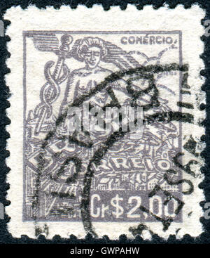 Brasile - 1946 CIRCA: francobollo stampato in Brasile, dedicato al commercio, 1946 circa Foto Stock