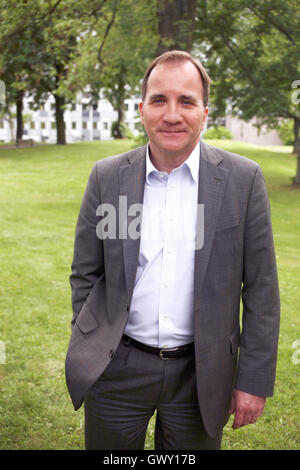 STEFAN LÖFVEN Primo ministro svedese 2014 Foto Stock