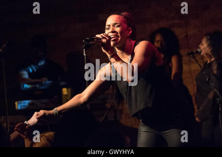 Shalamar eseguire live al Canvas Bournemouth offre: Carolyn Griffey, Shalamar dove: Bournemouth, Regno Unito quando: 2 Giu 2016 Foto Stock