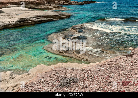 Agios Georgios litorale Cipro Foto Stock