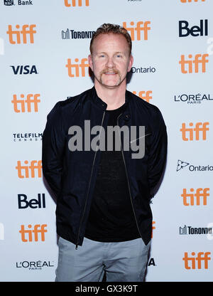 Toronto, Ontario, Canada. Xv Sep, 2016. 15 Settembre 2016 - Toronto Ontario Canada - Morgan Spurlock. ''Ratti'' foto op durante il 2016 Toronto International Film Festival che si tiene a TIFF Bell Lightbox. Photo credit: Brent Perniac/AdMedia Credito: Brent Perniac/AdMedia/ZUMA filo/Alamy Live News Foto Stock