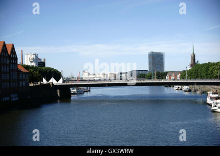 La città di Brema Foto Stock