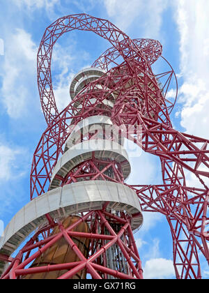 Londra, Inghilterra. Agosto 3rd, 2012. La ArcelorMittal orbita a Londra Olympic Park per l'estate 2012 Olimpiadi Foto Stock