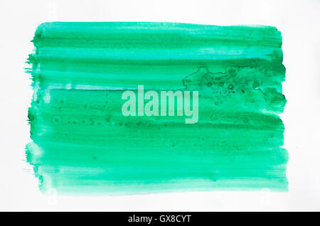 Colore texture ad acquarello dipinto sul libro bianco sullo sfondo Foto Stock