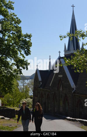 San Pietro Chiesa Cattolica Romana, harpers Ferry, Jefferson county, West Virginia, WV, US Foto Stock