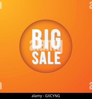Insegna di grande vendita Illustrazione Vettoriale