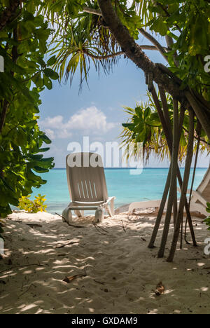 Maldive Island Resort Angaga. Foto Stock