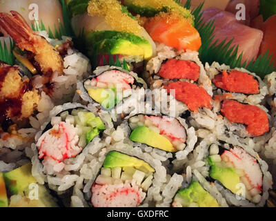 Sushi giapponese Foto Stock