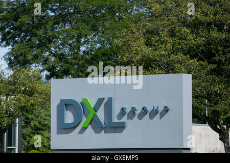 Un logo segno al di fuori della sede di destinazione Gruppo XL, Inc., nel Canton, Massachusetts il 14 agosto 2016. Foto Stock