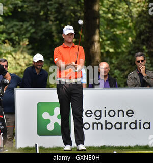 Monza, Italia. Il 17 settembre 2016. Svedese il giocatore di golf Robert Karlsson al 73 Golf Italian Open 2016. Credito: Federico Rostagno/Alamy Live News Foto Stock