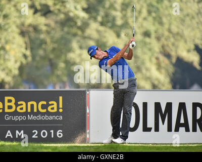 Monza, Italia. Il 17 settembre 2016. italiano giocatore di golf Renato ai Paratore al 73 Golf Italian Open 2016. Credito: Federico Rostagno/Alamy Live News Foto Stock