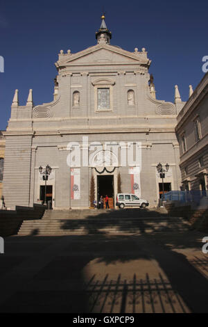 Catedral de la Almudena Madrid Spagna Foto Stock