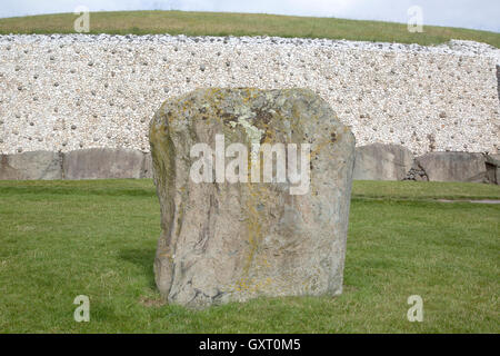 Newgrange Cairn, Donore, Irlanda Foto Stock