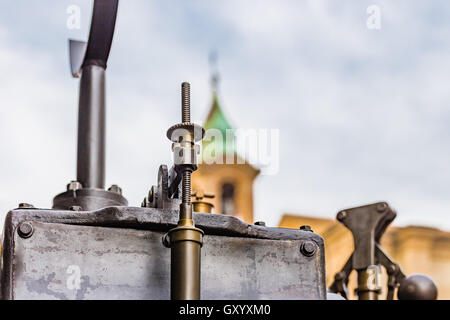 Dettagli di un 1900 locomotiva a vapore Foto Stock