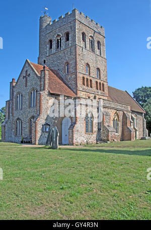 Grande Tey, San Barnaba Chiesa, Essex, Inghilterra Foto Stock