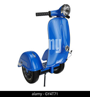 Segway blue 3D render Foto Stock