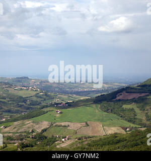 Val Tidone, Italia Foto Stock